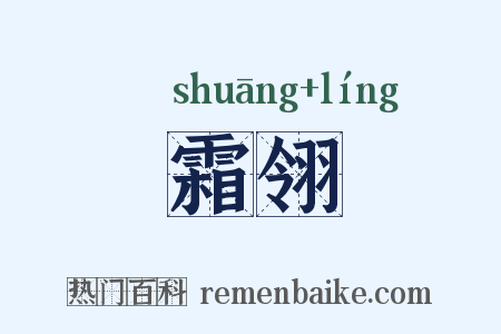 霜翎是什么意思的图片